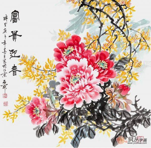 餐厅装饰什么画好,好看寓意又好的手绘花鸟画